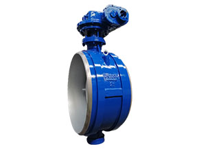 Butt-welding cast steel body hard seal butterfly valve